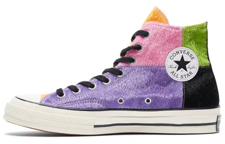 匡威 Converse Chuck Taylor All Star 1970s 拼色 粉紫绿橙 紫丁香 四色 男女同款 163785C