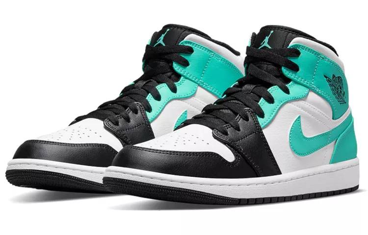 乔丹 Jordan 1 Mid Tropical Twist AJ1中帮 蒂芙尼绿 554724-132