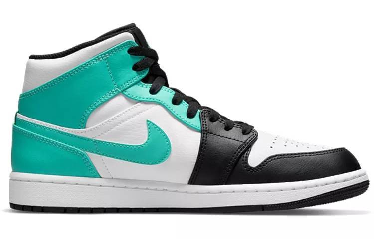 乔丹 Jordan 1 Mid Tropical Twist AJ1中帮 蒂芙尼绿 554724-132