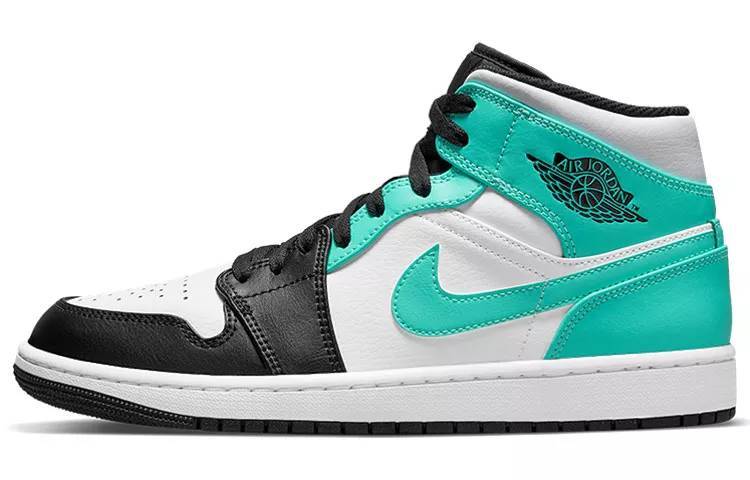 乔丹 Jordan 1 Mid Tropical Twist AJ1中帮 蒂芙尼绿 554724-132