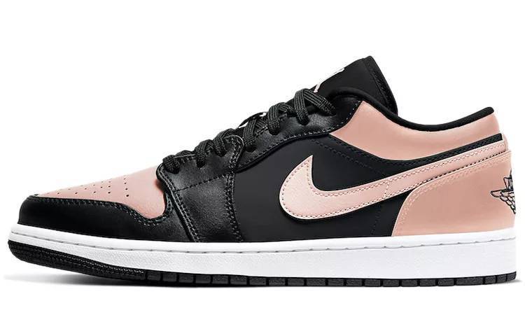 AJ1, Air Jordan 1 Low, Air Jordan 1 - 乔丹 Air Jordan 1 Low Crimson Tint AJ1 低帮 黑粉脚趾 553558-034