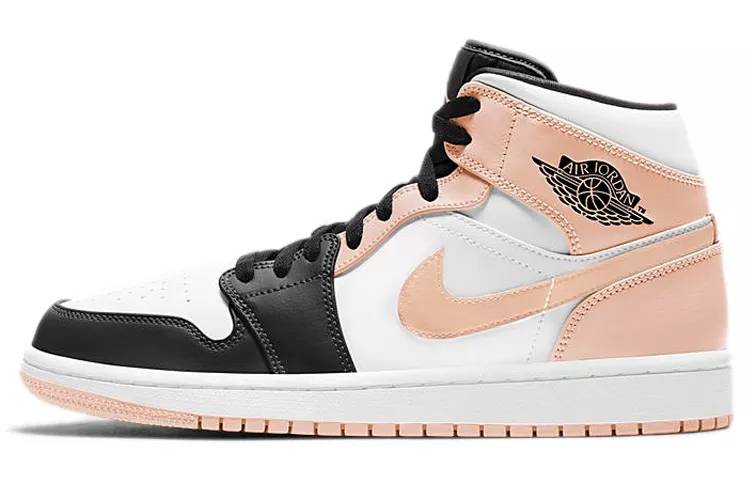 乔丹 Air Jordan 1 Mid Crimson Tint AJ1 中帮 黑粉 554724-133