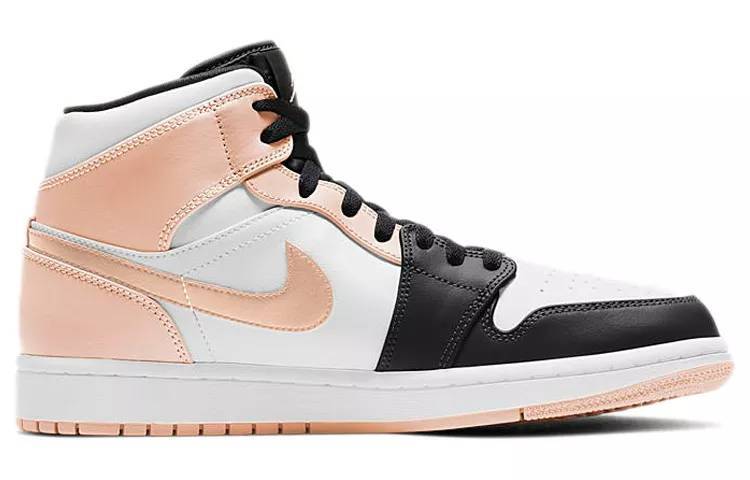 乔丹 Air Jordan 1 Mid Crimson Tint AJ1 中帮 黑粉 554724-133