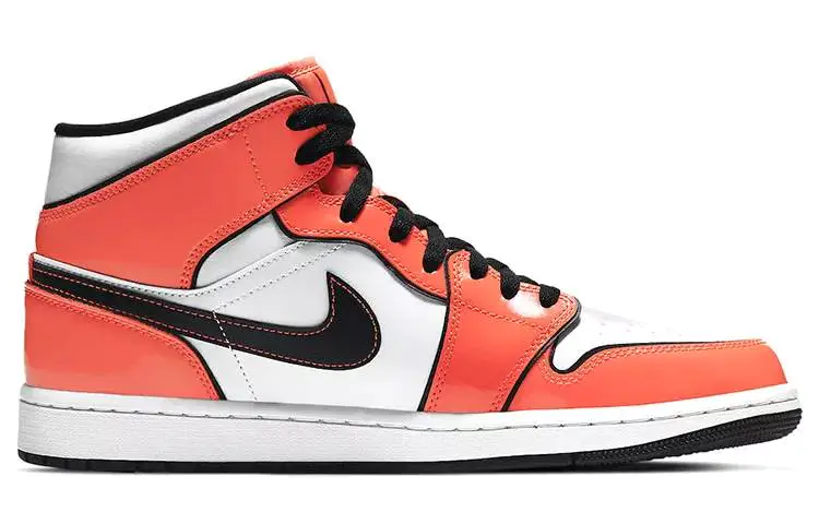 乔丹 Air Jordan 1 Mid Turf Orange AJ1 二次元 小扣碎 黑白橙 DD6834-802