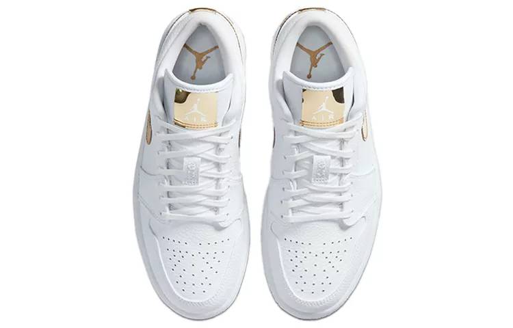 乔丹 Air Jordan 1 Low White Metallic Gold 白金 AJ1 低帮 CZ4776-100