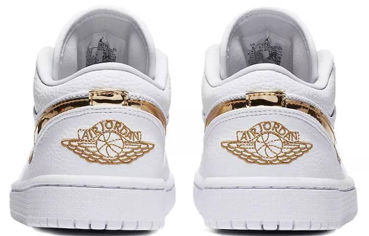 乔丹 Air Jordan 1 Low White Metallic Gold 白金 AJ1 低帮 CZ4776-100