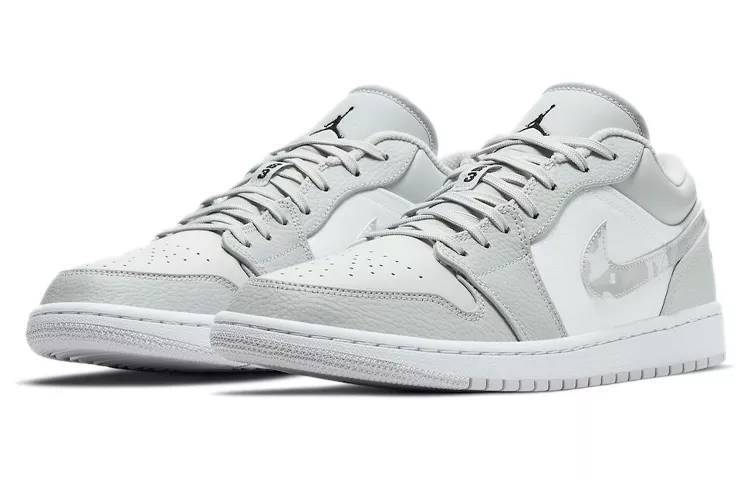 乔丹 Air Jordan 1 Low “White Camo” 灰白 迷彩 小Dior AJ1 低帮 DC9036-100