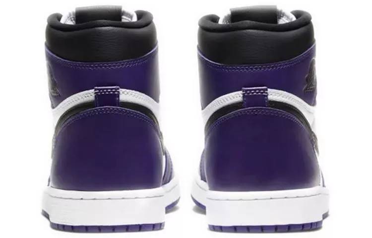 乔丹 Air Jordan 1 “Court Purple” 白紫脚趾 男女同款 AJ1 中帮 555088-500