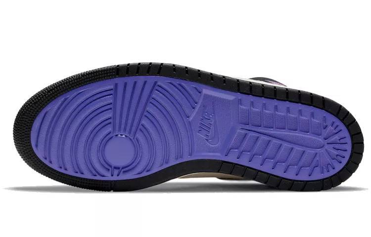 乔丹 Air Jordan 1 Zoom Comfort “PSG” 白黑紫 大巴黎 男女同款 AJ1高帮 DB3610-105