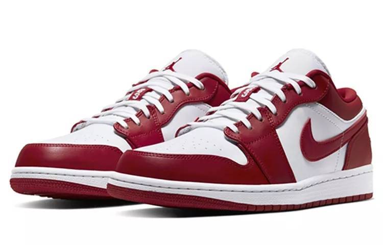 乔丹 Air Jordan 1 Low “Gym Red“ 白红 AJ1 低帮 553558-611