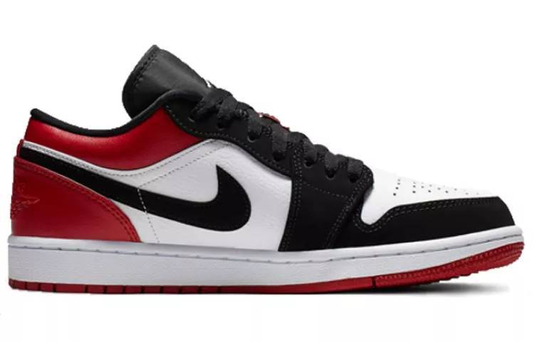 乔丹 Air Jordan 1 Low“Black Toe” 黑脚趾 低帮 黑红白 AJ1 553558-116