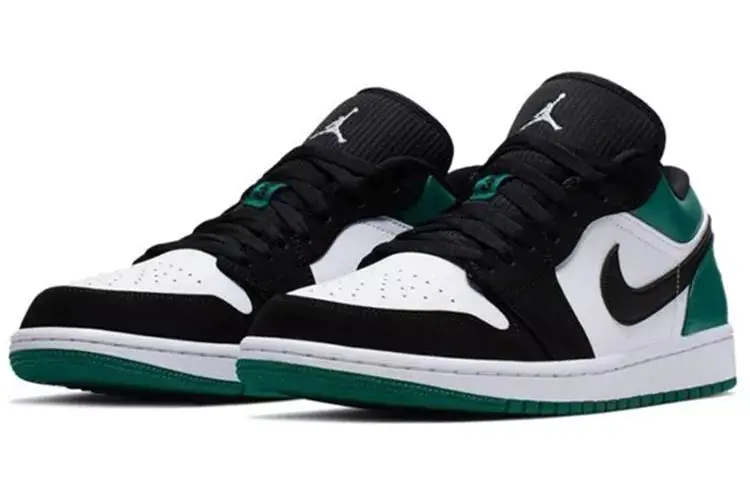 乔丹 Air Jordan 1 Low Black Mystic Green 黑绿脚趾 男女同款 AJ1 低帮 553558-113