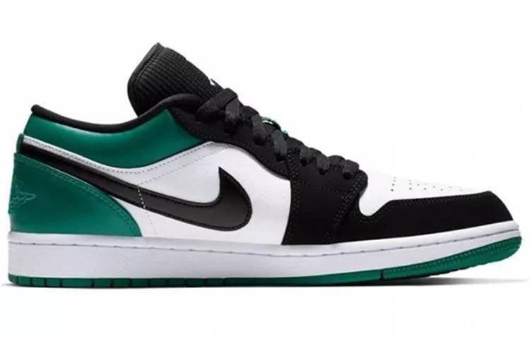 乔丹 Air Jordan 1 Low Black Mystic Green 黑绿脚趾 男女同款 AJ1 低帮 553558-113