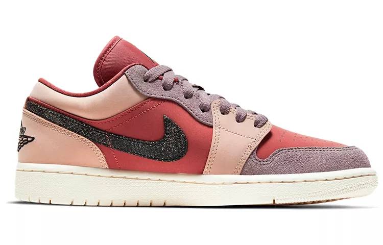 乔丹 Air Jordan 1 Low “Canyon Rust” 红粉紫 拼接 女款 AJ1低帮 DC0774-602