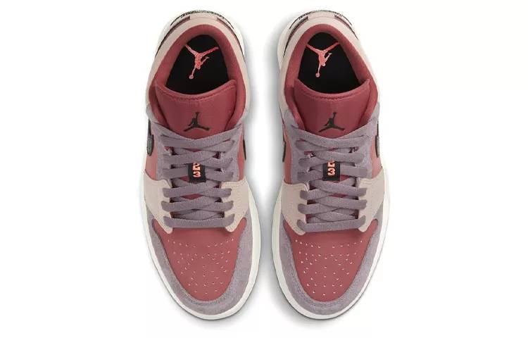 乔丹 Air Jordan 1 Low “Canyon Rust” 红粉紫 拼接 女款 AJ1低帮 DC0774-602