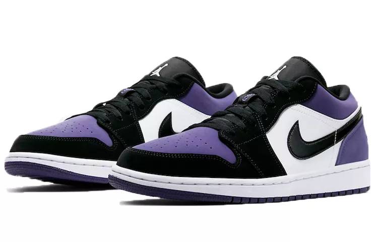 乔丹 Air Jordan 1 Low Court Purple 黑紫脚趾 AJ1低帮 553558-125