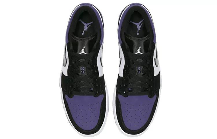 乔丹 Air Jordan 1 Low Court Purple 黑紫脚趾 AJ1低帮 553558-125