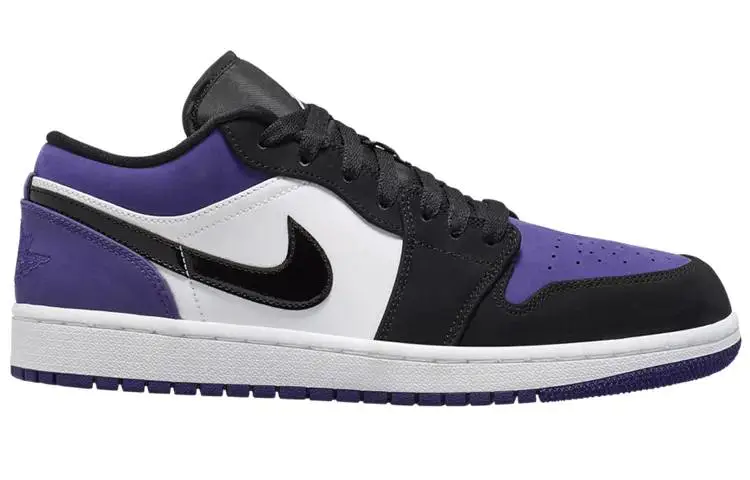 乔丹 Air Jordan 1 Low Court Purple 黑紫脚趾 AJ1低帮 553558-125