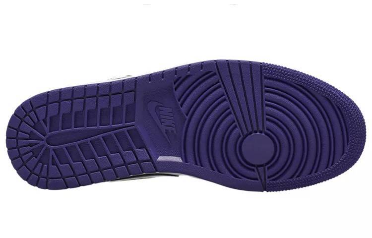 乔丹 Air Jordan 1 Low Court Purple 黑紫脚趾 AJ1低帮 553558-125