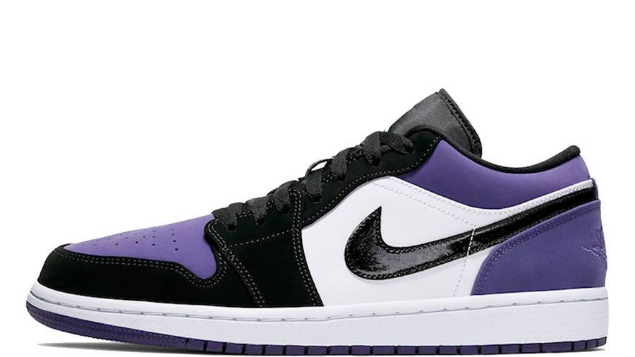 乔丹 Air Jordan 1 Low Court Purple 黑紫脚趾 AJ1低帮 553558-125