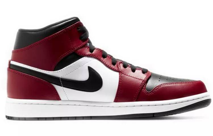 乔丹 Air Jordan 1 Mid Gym Red 芝加哥 男女同款 AJ1 中帮 554724-069