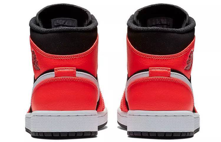 乔丹 Air Jordan 1 Mid Infrared 23 红外线 AJ1 中帮 554724-061