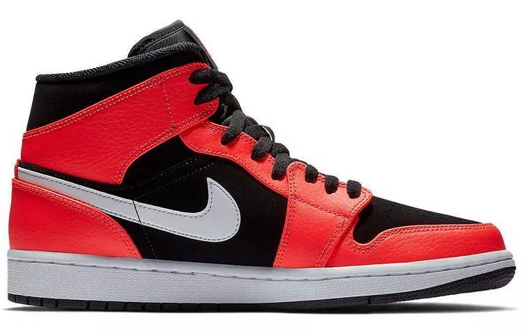 乔丹 Air Jordan 1 Mid Infrared 23 红外线 AJ1 中帮 554724-061