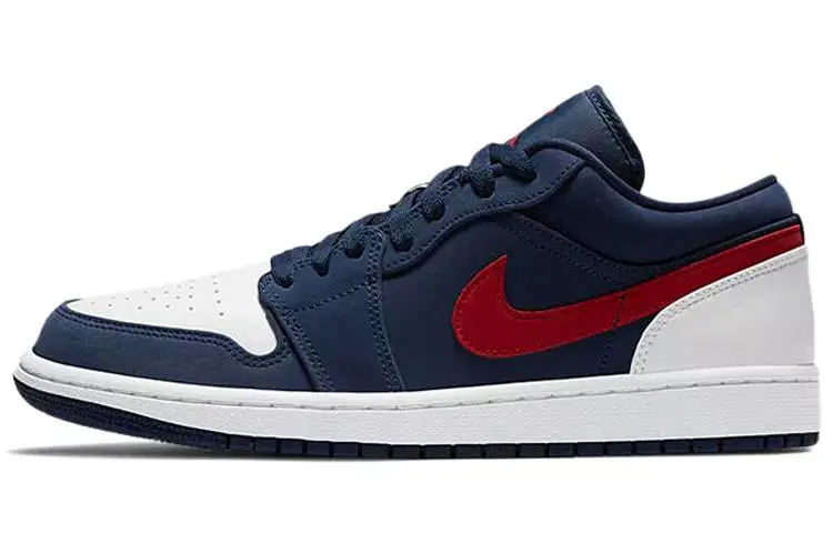 乔丹 Air Jordan 1 Low 蓝红 爱国者 AJ1 低帮 CZ8454-400