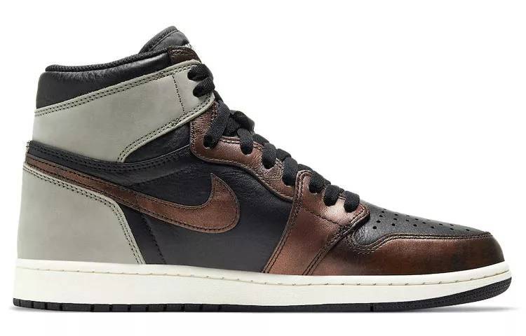 乔丹 Air Jordan 1 Retro High OG “Rust Shadow” 古铜 变色龙 男女同款 AJ1 中帮 555088-033