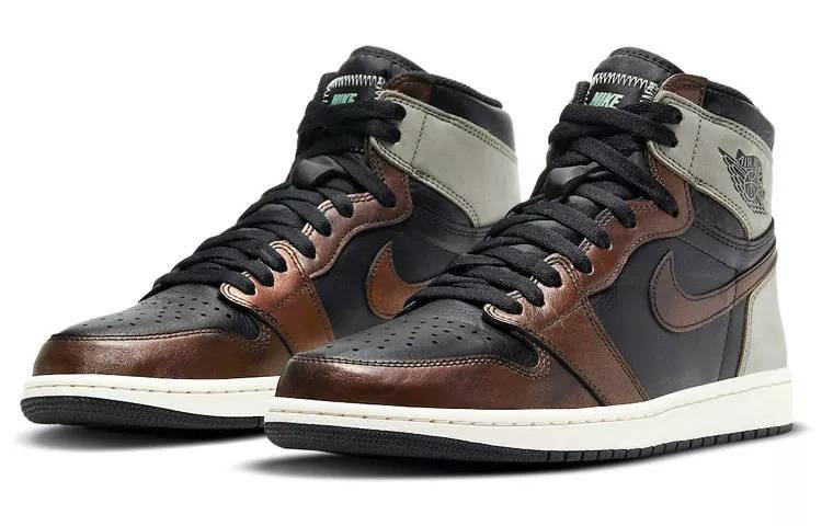 乔丹 Air Jordan 1 Retro High OG “Rust Shadow” 古铜 变色龙 男女同款 AJ1 中帮 555088-033