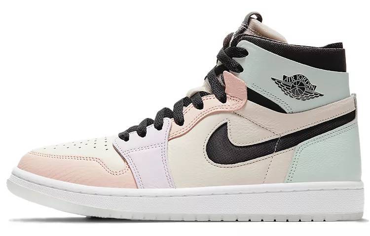 乔丹 Air Jordan 1 Zoom Air CMFT “Easter” 粉绿紫 彩色拼接马卡龙 复活节 女款 CT0979-101