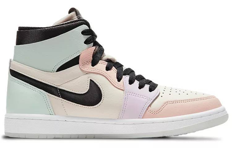 乔丹 Air Jordan 1 Zoom Air CMFT “Easter” 粉绿紫 彩色拼接马卡龙 复活节 女款 CT0979-101