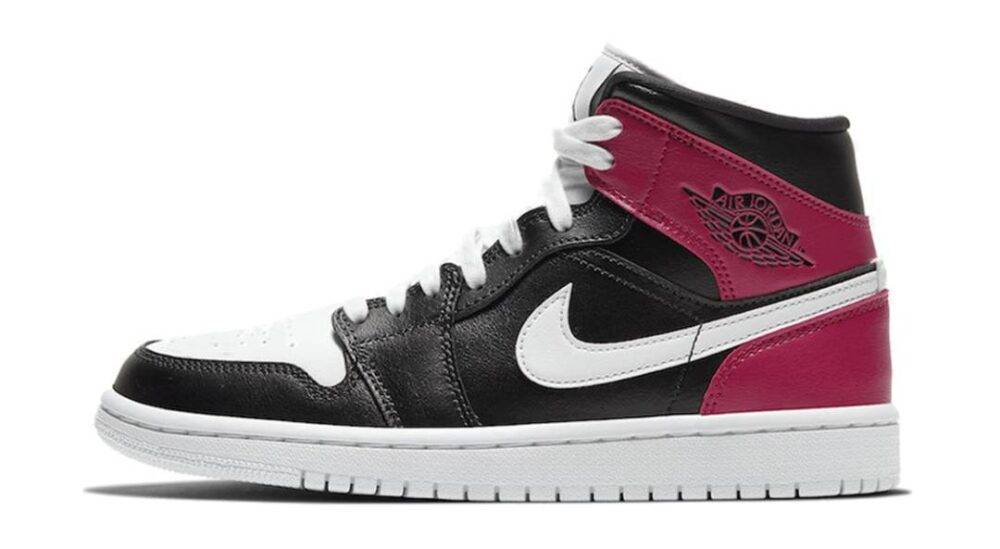 乔丹 Air Jordan 1 Mid “Noble Red” 酒红 女款篮球鞋 AJ1 中帮 BQ6472-016