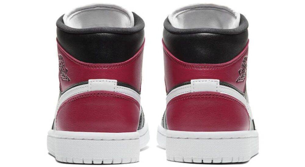 乔丹 Air Jordan 1 Mid “Noble Red” 酒红 女款篮球鞋 AJ1 中帮 BQ6472-016