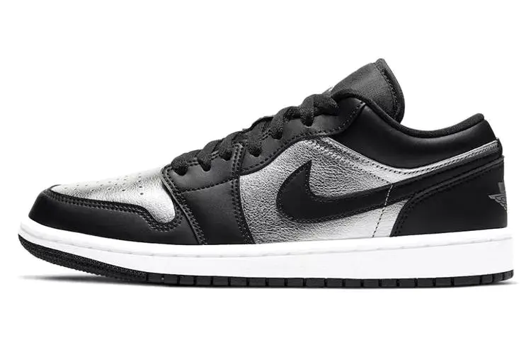 乔丹 Air Jordan 1 Low “Silver Toe” 黑银 AJ1 低帮 DA5551-001