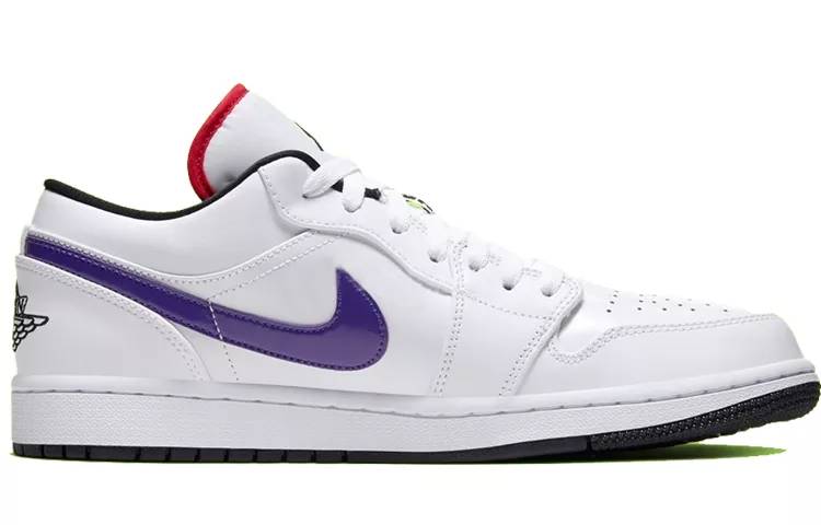 乔丹 Air Jordan 1 Low “White Multi” 四色鸳鸯 彩钩 AJ1 低帮 CW7009-100