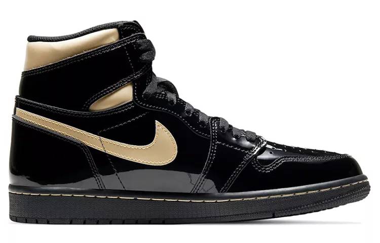 乔丹 Air Jordan 1 High OG “Black Gold” 黑金 男女同款 AJ1 高帮 555088-032