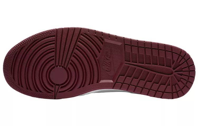 乔丹 Air Jordan 1 Mid “Maroon” 酒红脚趾 金属飞翼  AJ1 中帮 CZ4385-016