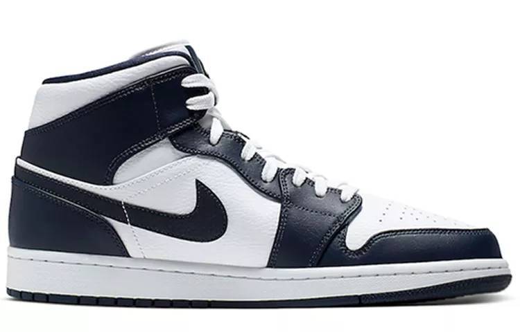 乔丹 Air Jordan 1 Mid White Obsidian 黑曜石 AJ1 中帮 554724-174