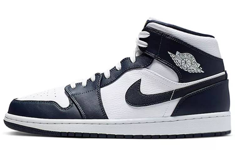 乔丹 Air Jordan 1 Mid White Obsidian 黑曜石 AJ1 中帮 554724-174