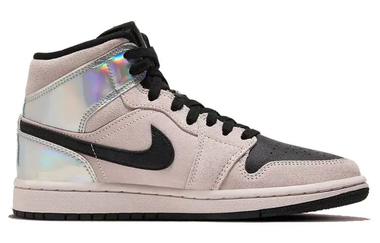 乔丹 Air Jordan 1 Mid ‘Chrome Wings’ 镭射篮球鞋 BQ6472-602