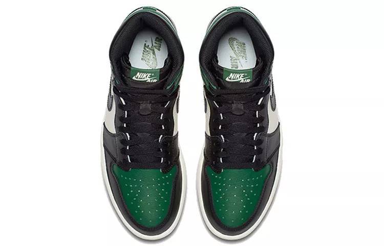 乔丹 Air Jordan 1 Retro High Pine Green 黑绿脚趾 555088-302