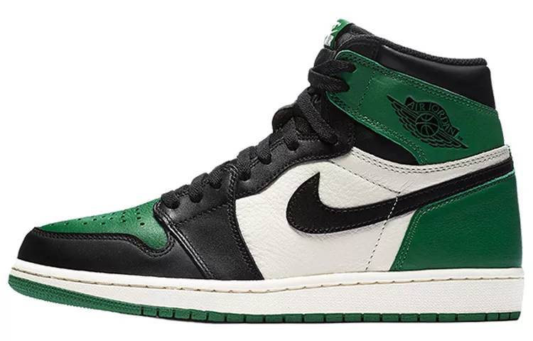 乔丹 Air Jordan 1 Retro High Pine Green 黑绿脚趾 555088-302