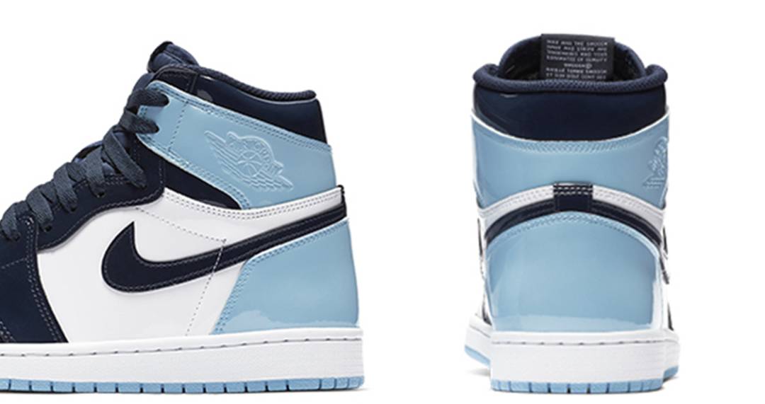 北卡蓝, Air Jordan 1 Retro, Air Jordan 1 - 乔丹 Air Jordan 1 Retro High Blue Chill 2019全明星 北卡蓝 CD0461-401