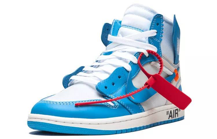 乔丹 Off-White x Air Jordan 1 Retro High OG “UNC” 北卡蓝 AQ0818-148