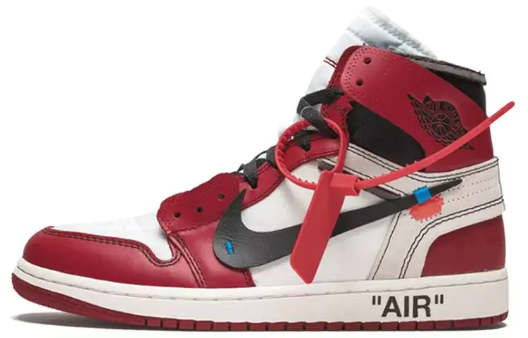 乔丹 Off-White x Air Jordan 1 Retro High White the ten 欧限 AQ0818-100