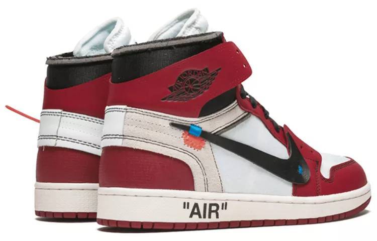 乔丹 Off-White x Air Jordan 1 Retro High The Ten “Chicago” 芝加哥 红白黑 AA3834-101