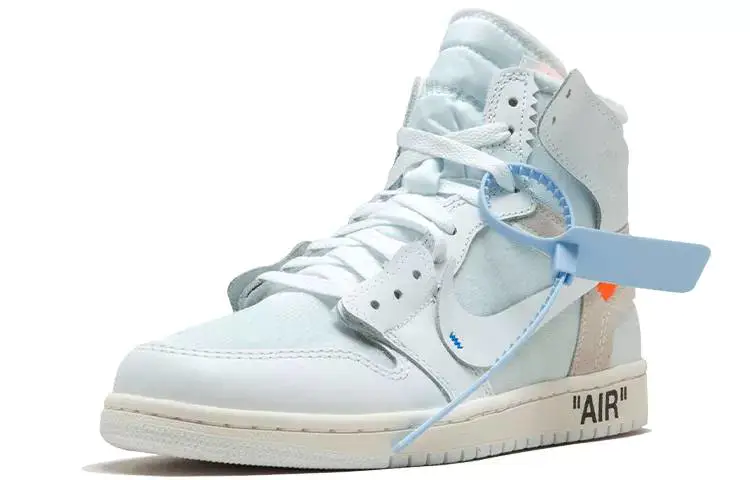 乔丹 Off-White x Air Jordan 1 Retro High White the ten 欧限 AQ0818-100