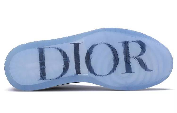 乔丹 Dior x Air Jordan 1 Low Grey 白灰 男女同款 AJ1低帮 迪奥联名 CN8608-002