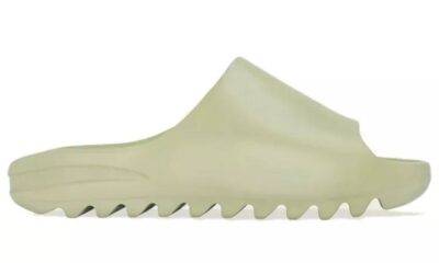 20210620152931959 400x240 - 阿迪达斯 adidas originals Yeezy Slide "Resin" 绿色 拖鞋 男女同款 GZ5551